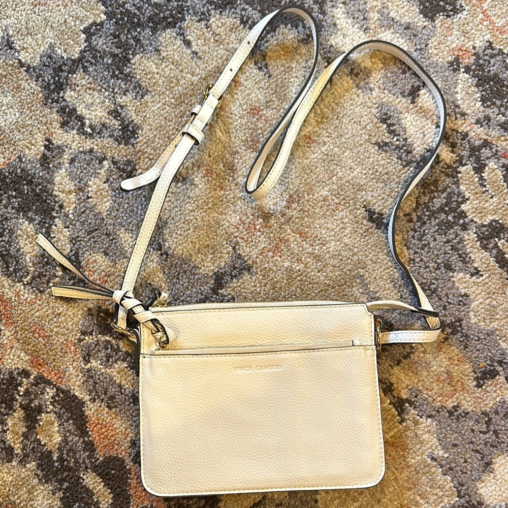 Vince Camuto Cream Crossbody Bag